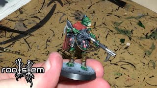 Painting Dahyak Grekh Kroot Tracker Blackstone Fortress [upl. by Naed870]