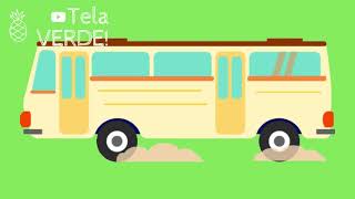 GREEN SCREEN  BUS  TELA VERDE  ÔNIBUS  CHROMA KEY [upl. by Hannibal]