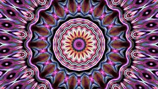 The Splendor Flower Kaleidoscope Seamless 30 Minute Guided Meditation Background Video  Screensaver [upl. by Euqininod240]