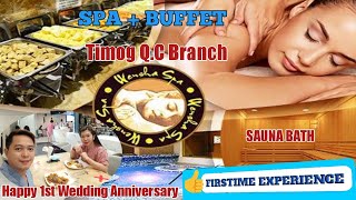 WENSHA SPA  BUFFET Timog Branch Quezon City 2021 [upl. by Aerdnaeel511]