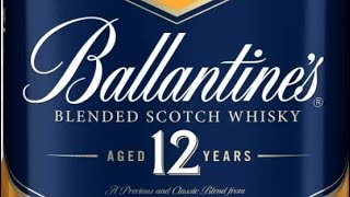 Ballantines 12 years aged blended scotch whiskey unboxing [upl. by Sufur211]