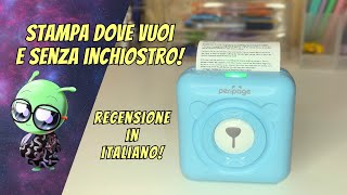 Stampante termica Peripage A6  Recensione ITA [upl. by Tamra61]