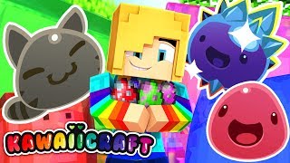 SPAWNING EVERY SLIME RANCHER SLIME IN MINECRAFT  KawaiiCraft Ep 7 [upl. by Aluap]