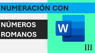 Cómo Enumerar Las Páginas De Un Documento De Word Con Números Romanos Poner Números Romanos En Word [upl. by Hurst]