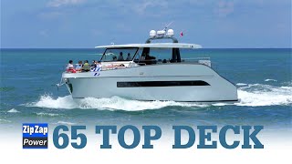 Astondoa 65 Top Deck  The Ultimate Sand Bar Boat [upl. by Sibilla821]