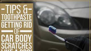 Removing car scratches with toothpaste [upl. by Feodora522]