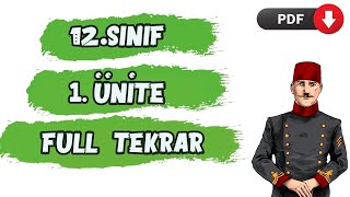 12SINIF İNKILAP TARİHİ 1 ÜNİTE FULL TEKRAR 20 Yüzyıl Başlarında Osmanlı Devleti ve Dünya TYT AYT [upl. by Swigart317]