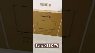 SONY X85K TV 等待師傅安裝ing SONY X85K bravia gchannelultra [upl. by Monaco]