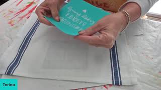 Tea Towel DIY [upl. by Ynos]