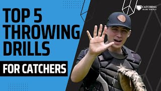 Top 5 Throwing Drills for Catchers amp Drop Your Pop Time [upl. by Anelram]