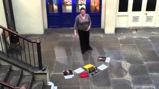 Fabienne Excellent Soprano Borget Performing Puccinis Nessun Dorma in Covent Garden IMG 8969 [upl. by Dnivra]