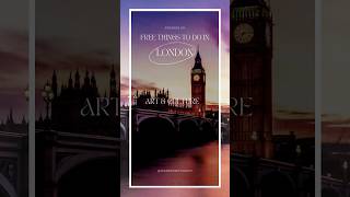 Free Things to Do in London  EPISODE 20 [upl. by Notniuqal730]