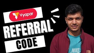 vyapar app referral code  vyapar referral code 2024  vyapar app ka referral code [upl. by Naes]