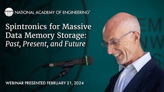 Stuart Parkin quotSpintronics for Massive Data Memory Storage Past Present and Futurequot [upl. by Orella754]