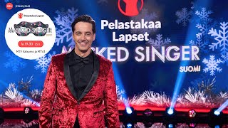 Masked Singer Suomi Pelastakaa Lasten joulu 2311 klo 1930 [upl. by Lichtenfeld9]