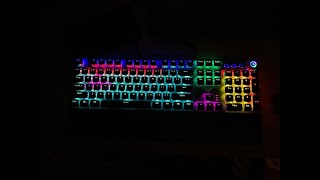 Tewell Mechanical Gaming Keyboard Unboxing And Review [upl. by Moriarty224]