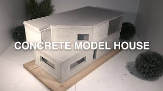 MAKING A CONCRETE MODEL HOUSE LIKE TADAO ANDO [upl. by Zins]