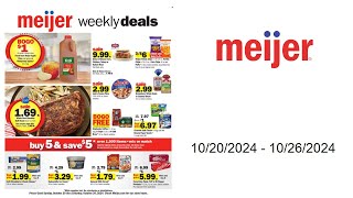 Meijer Weekly Ad US  10202024  10262024 [upl. by Poulter]