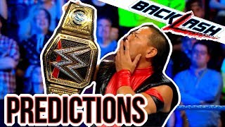 WWE BACKLASH 2018 Predictions [upl. by Rabi]