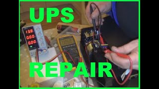 FSP 480w UPS repair and load test battery replacement [upl. by Baugh]