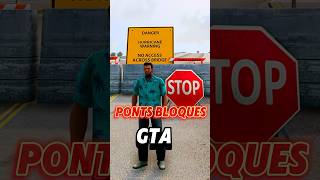 Les conséquences de traverser les ponts bloqués par des barrages dans tous les GTA gta gaming [upl. by Heydon]