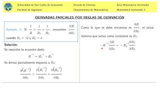 DERIVADAS PARCIALES  Ejercicio2 [upl. by Ssilb900]