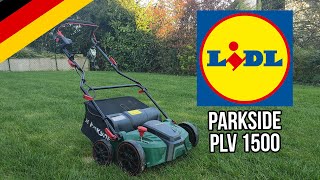 PARKSIDE 2in1 Elektro Vertikutierer  Lüfter PLV 1500 50 l Fangsackvolumen Lidl [upl. by Driskill]