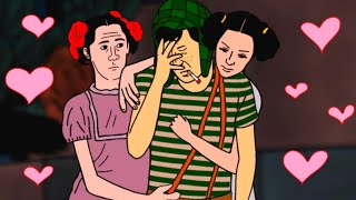 TRIANGULO AMOROSO  el Chavo episodio completo [upl. by Sherwin]