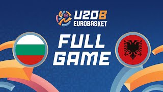 Class Games 915  BUL v ALB  Full Basketball Game  FIBA U20 Womens EuroBasket 2024 Div B [upl. by Ahtennek]