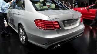 MercedesBenz EClass Sedan  First Look at NAIAS 2013 [upl. by Gimble]