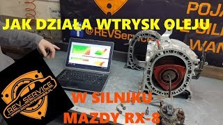 Działanie wtrysku oleju Mazda RX8 [upl. by Nylram]