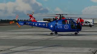 The BEST FREEWARE HELICOPTER for XPlane 12 Aérospatiale Alouette III [upl. by Plume]