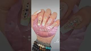 Vintage Roses set nails nailart naildesigns gelnails [upl. by Avad938]