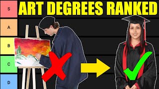 Art Degree Tier List Art Majors RANKED [upl. by Emearg782]