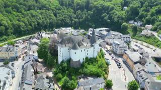 Drone Video of Château Clervaux in Luxembourg  A Breathtaking Aerial Tour [upl. by Trent]