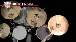 SABIAN 18quot B8 Chinese [upl. by Mikkel]