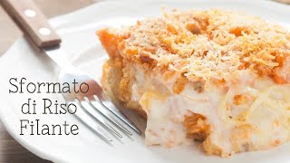 Sformato di Riso Filante con Mozzarella e Salsiccia  Ricetta Riso al Forno Facile  55Winston55 [upl. by Korie]