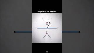 Perpendicular Bisector Maths Geometry [upl. by Henn106]