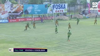 STATHS win 41 vs Excelsior High in RD1 ISSA SBF Manning Cup matchup Match Highlights [upl. by Katharyn]