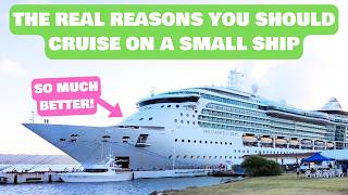 Small cruise ships are better than big ships heres why [upl. by Kinemod]