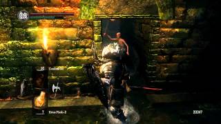 dark souls early game large titanite and green titanite shard farming in depths [upl. by Nemra]