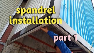 Spandrel installation part 1 [upl. by Iinde773]