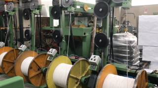 Altec srl  Single Twist Bunching Machine d1250 [upl. by Aimahc791]