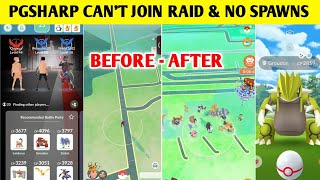 PGSHARP Cant Join Raid amp POKEMON Not SPAWNS POKEMON GO IN HINDI VIDEO BY POKEMON KA GURU G [upl. by Tati]