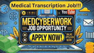 Land a Medical Transcription Job from Home [upl. by Aliuqa]