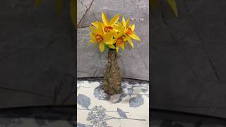 How to make Daffodil flower 💐youtube youtubeshorts ytstudio [upl. by Iiette]