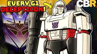 Transformers Every G1 Decepticon Ranked [upl. by Sanoj]