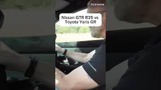 Nissan GTR R35 vs Toyota Yaris GR [upl. by Ttehc]