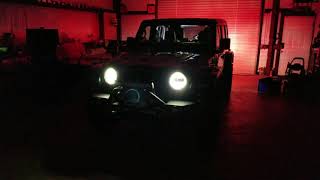 Tazer 2019 Jeep Wrangler JL Light Show Modes [upl. by Sara]