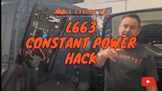 How to Convert Your Defender Load Space 12V Outlet to Constant Power [upl. by Anjali541]